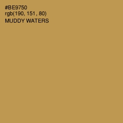#BE9750 - Muddy Waters Color Image